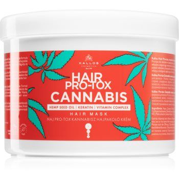 Kallos Hair Pro-Tox Cannabis masca de par regeneratoare cu ulei de canepa de firma originala