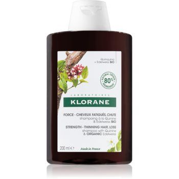 Klorane Quinine & Edelweiss Bio sampon fortifiant impotriva caderii parului