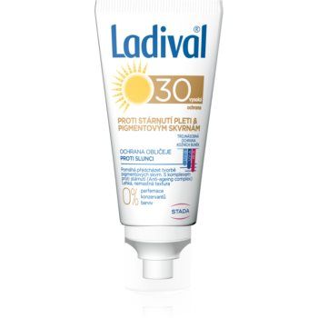 Ladival Anti-aging & Dark Spots crema de soare pentru fata SPF 30 ieftina