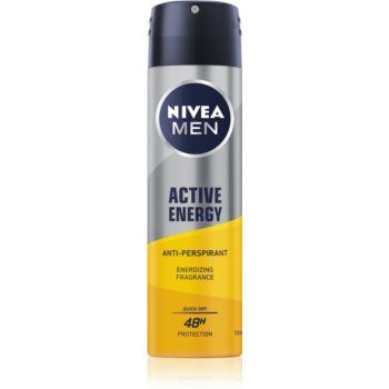 NIVEA MEN Active Energy spray anti-perspirant pentru barbati