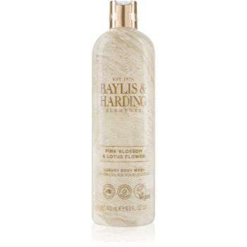 Baylis & Harding Elements Pink Blossom & Lotus Flower gel de duș de lux