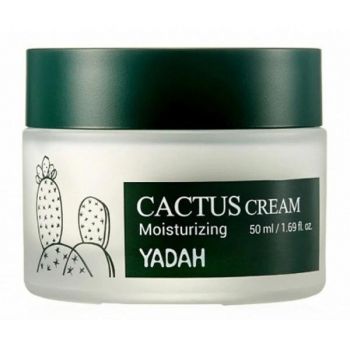 Crema Hidratanta de Fata cu 70% Extract de Cactus Yadah, 50 ml