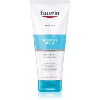 Eucerin Sensitive Relief crema gel dupa expunerea la soare