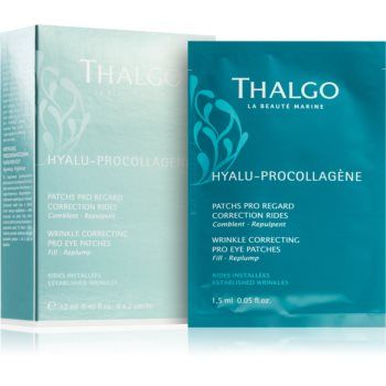 Thalgo Hyalu-Procollagen Wrinkle Correcting Pro Eye Patches mască pentru ochi, cu efect de netezire
