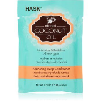 HASK Monoi Coconut Oil balsam revitalizant pentru un par stralucitor si catifelat ieftin