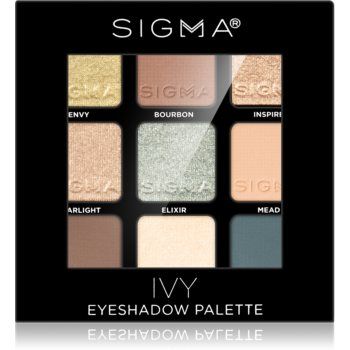 Sigma Beauty Eyeshadow Palette Ivy paleta farduri de ochi