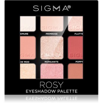 Sigma Beauty Eyeshadow Palette Rosy paleta farduri de ochi