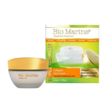 Crema de zi Protectoare cu Colagen, pentru ten gras si mixt, Bio Marine, 50ml