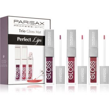 Parisax Perfect Lips Trio set cu luciu de buze Mat