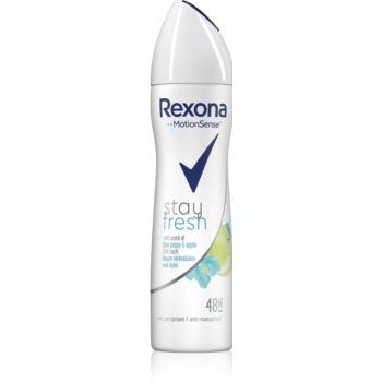 Rexona Stay Fresh Blue Poppy & Apple spray anti-perspirant 48 de ore de firma original