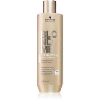 Schwarzkopf Professional Blondme All Blondes Detox șampon detoxifiant pentru curățare pentru parul blond cu suvite