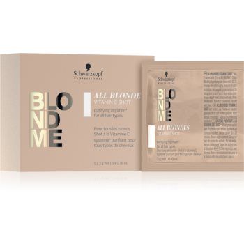 Schwarzkopf Professional Blondme All Blondes Vitamin C Shot concentrat vitaminic pentru parul blond cu suvite