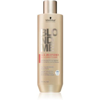 Schwarzkopf Professional Blondme All Blondes Rich balsam hranitor pentru par aspru.