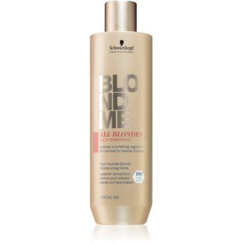 Schwarzkopf Professional Blondme All Blondes Rich sampon hranitor pentru par aspru.