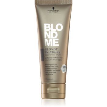 Schwarzkopf Professional Blondme Blonde Wonders balsam regenerator pentru parul blond cu suvite