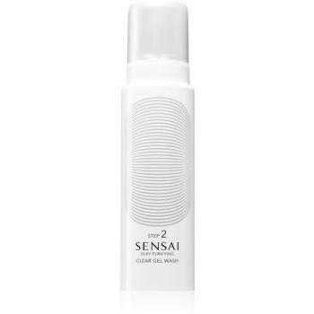 Sensai Silky Purifying Clear Gel Wash gel de curățare faciale