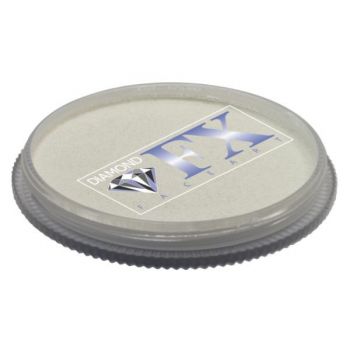 Vopsea pentru față sau corp, Diamond FX Alb Mat, 30 g