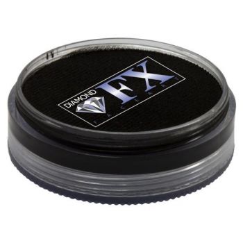 Vopsea pentru față sau corp, Diamond FX Negru Mat, 45 g