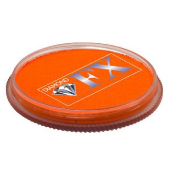 Vopsea pentru machiaj prostetic și efecte speciale, Diamond FX portocaliu neon, 30 g