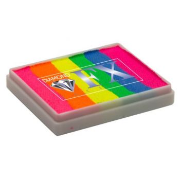 Vopsea pentru machiaj prostetic și efecte speciale, Diamond FX Splitcake Stropi de culoare, 50 g