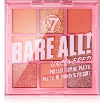 W7 Cosmetics Bare All paleta farduri de ochi