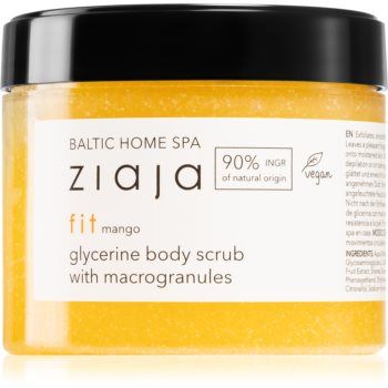 Ziaja Baltic Home Spa Fit Mango exfoliant cu bob aspru cu glicerina