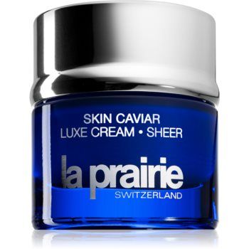 La Prairie Skin Caviar Luxe Cream Sheer Cremă cu efect de netezire și fermitate