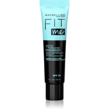 MAYBELLINE NEW YORK Fit Me! Matte+Poreless bază de machiaj matifiantă, sub fondul de ten
