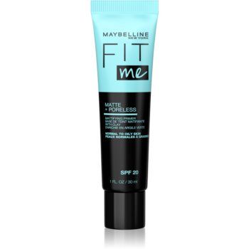 Maybelline Fit Me! Matte+Poreless bază de machiaj matifiantă, sub fondul de ten la reducere