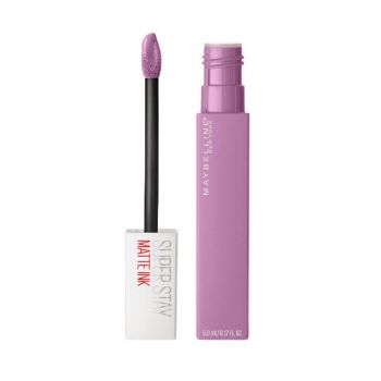 Ruj de buze rezistent la transfer Maybelline Superstay Matte Ink 100 Philosopher