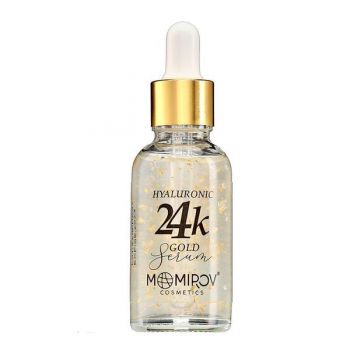 Ser facial cu Aur 24K si Acid Hialuronic, Momirov Cosmetics