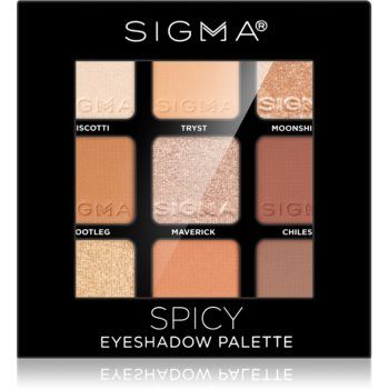 Sigma Beauty Eyeshadow Palette Spicy paleta farduri de ochi