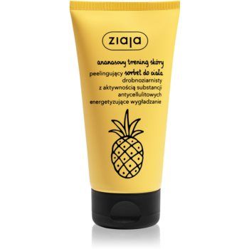 Ziaja Pineapple crema de corp hidratanta cu efect exfoliant