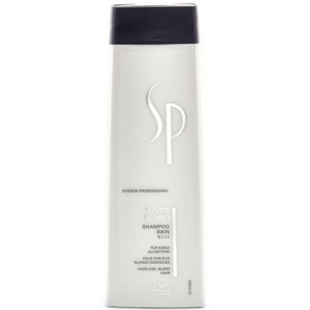 Sampon pentru Par Blond Rece sau Gri - Wella Professional SP Silver Blond Shampoo 250 ml ieftin