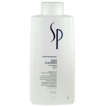 Sampon pentru Par Tratat Chimic - Wella SP Deep Cleanser Shampoo 1000 ml la reducere