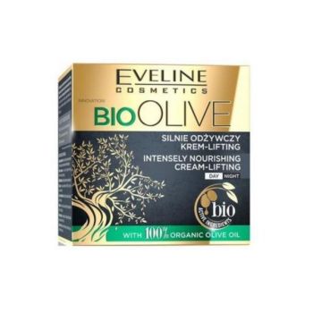 Crema de fata, Eveline Cosmetics, Bio Olive, Intensely Nourishing Cream-Lifting, 50 ml