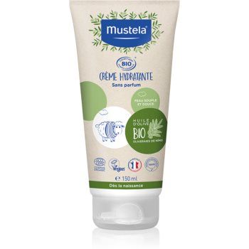 Mustela BIO Hydrating Cream with Olive Oil Crema hidratanta pentru fata si corp pentru nou-nascuti si copii