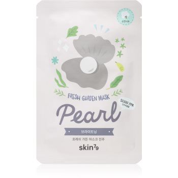Skin79 Fresh Garden Pearl mască textilă iluminatoare