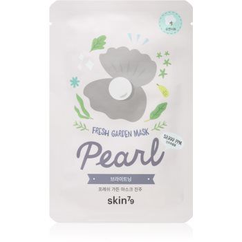 Skin79 Fresh Garden Pearl mască textilă iluminatoare ieftina