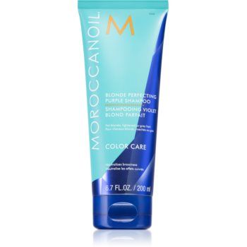 Moroccanoil Color Care Shampoo sampon tonifiant cu violete pentru par blond