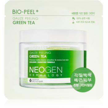 Neogen Dermalogy Bio-Peel+ Gauze Peeling Green Tea discuri pentru indepartarea impuritatilor pentru luminozitate si hidratare de firma original