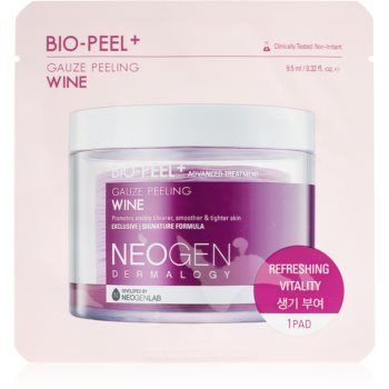 Neogen Dermalogy Bio-Peel+ Gauze Peeling Wine discuri pentru indepartarea impuritatilor pentru netezirea pielii si inchiderea porilor ieftin