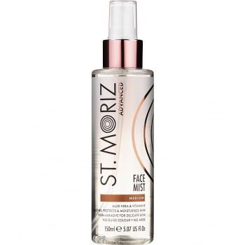 Spray Autobronzant Profesional pentru ten ST MORIZ Advanced PRO Formula cu Vitamina E si Aloe Vera, Medium, 150 ml