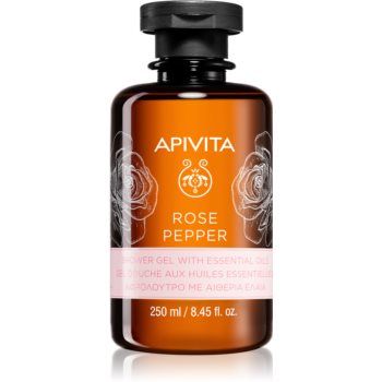 Apivita Rose Pepper gel de duș cu uleiuri esentiale