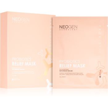 Neogen Dermalogy Probiotics Relief Mask mască textilă calmantă cu probiotice