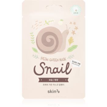 Skin79 Fresh Garden Snail mască textilă revitalizantă extract de melc