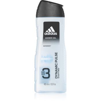 Adidas Dynamic Pulse gel de dus pentru față, corp și păr 3 in 1