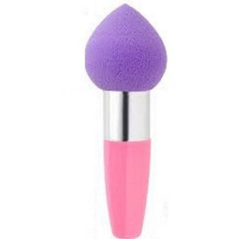 Burete pentru Fond de Ten cu Maner Lila Rossa, purple + pink, 1 buc