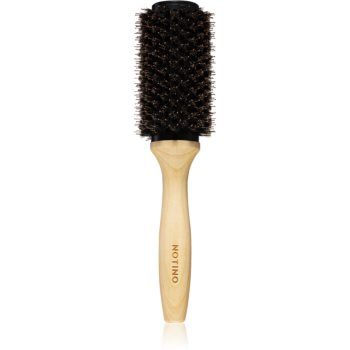 Notino Hair Collection Ceramic hair brush with wooden handle perie de păr ceramică cu mâner din lemn