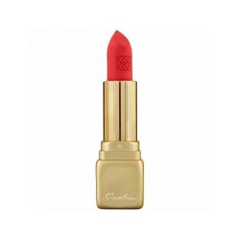 Ruj Guerlain KissKiss Matte, M347, Zesty Orange, 3.5g